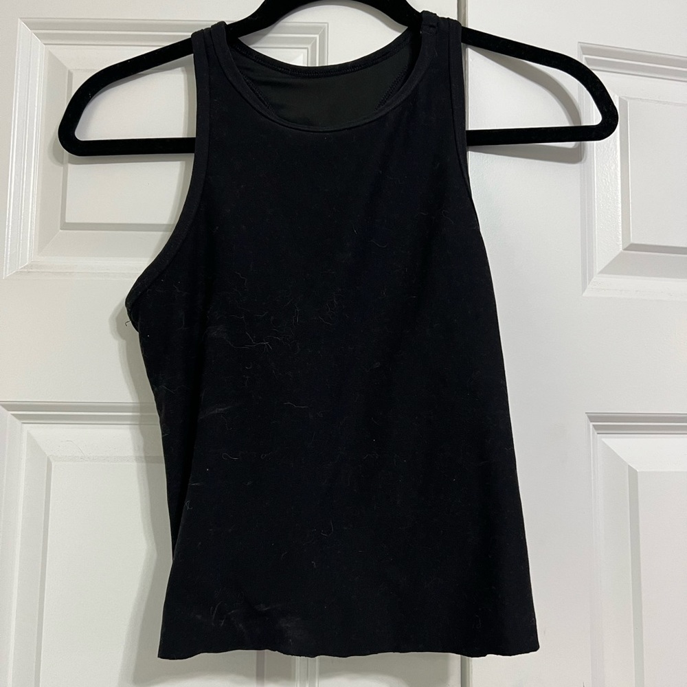 Black Cropped Tank